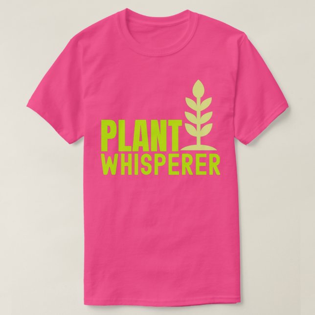 Pflanze Whisperer Garden Whisperer T-Shirt (Design vorne)