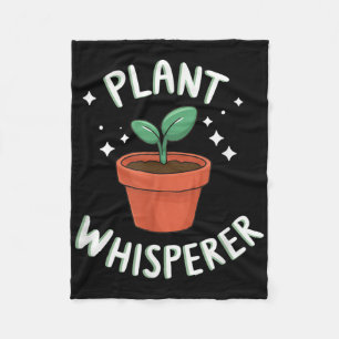 Pflanze Whisperer Niedlich wachsende Pflanze Blühe Fleecedecke