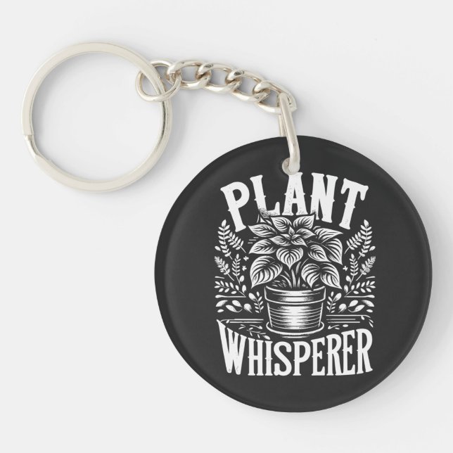 Pflanze Whisperer Schlüsselanhänger (Vorderseite)