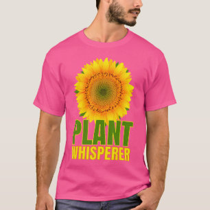 Pflanze Whispern große Sonnenblumen Hobby und Gard T-Shirt