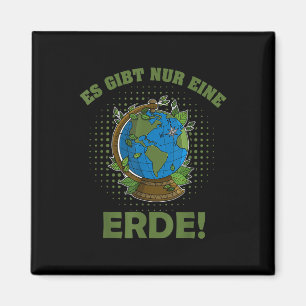 Pflanze zum Umweltschutz Magnet