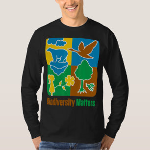 Pflanze zur biologischen Vielfalt Klimaschutz und  T-Shirt