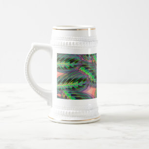 Pflanzen Calathea Grün Blattmuster Bierglas