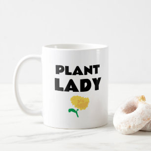 Pflanzen-Dame-Blumen-Tasse Kaffeetasse