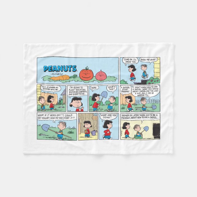 Pflanzen eines Gemüsegartens Fleecedecke (Vorderseite (Horizontal))