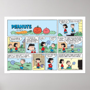 Pflanzen eines Gemüsegartens Poster