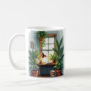 Pflanzen-Eltern-Leseecke - Gemütliche Atmosphäre Kaffeetasse