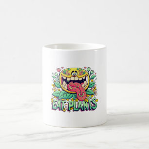 Pflanzen essen kaffeetasse