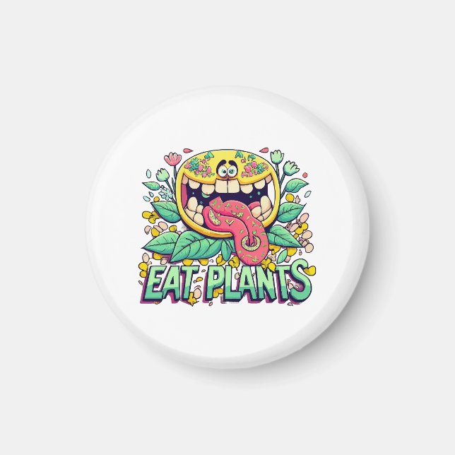 Pflanzen essen magnet (Vorne)