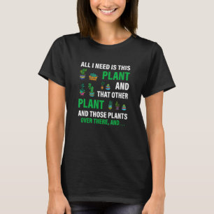 Pflanzen Gartenbau Gärtner Florist T-Shirt