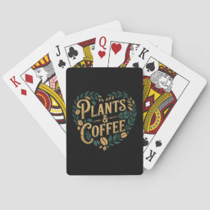 Pflanzen & Kaffee Lustige Gartenarbeit Pflanzenlie Spielkarten