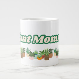 Pflanzen-Mama Jumbo-Tasse
