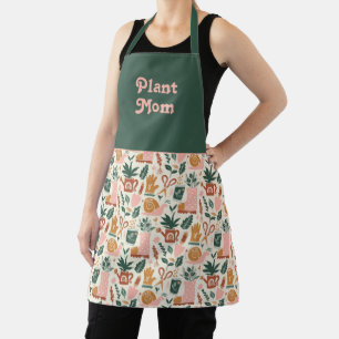 Pflanzen-Mama Süßes Gartengeschenk Schürze
