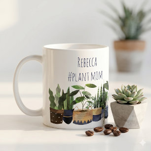 Pflanzen-Mama-Topfpflanze-Hauspflanzen- und Kaktus Kaffeetasse