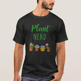 Pflanzen-Nerdlustige Gartenarbeit und Houseplant T-Shirt