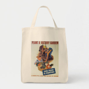 Pflanzen Sie einen Siegreichen Garten Tragetasche