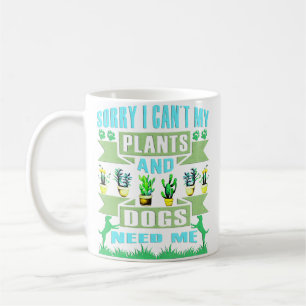 Pflanzen- und Hundeliebhaber Gärtner Lustig Gärtne Kaffeetasse