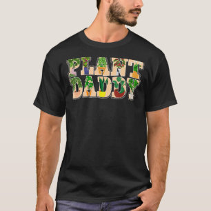 Pflanzen-Vater Sukkulenten Papa Lustige Landschaft T-Shirt