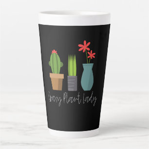 Pflanzen - Verrückte Pflanzenlady Milchtasse