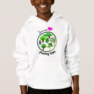 Pflanzen von Bäumen für eine bessere Zukunft Hoodie