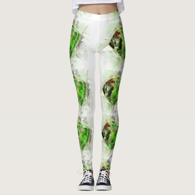 Pflanzen-Zelle Leggings (Vorderseite)
