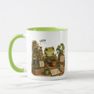 Pflanzen züchten Süßer Frosch Gartentasse Cottag Tasse