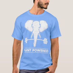 Pflanzenbasierter veganer Elefant Lustiger Veganis T-Shirt