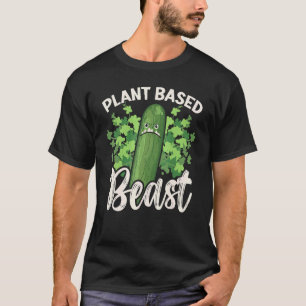 Pflanzenbasiertes Beast Gurke Gemüse Vegetarier Ve T-Shirt