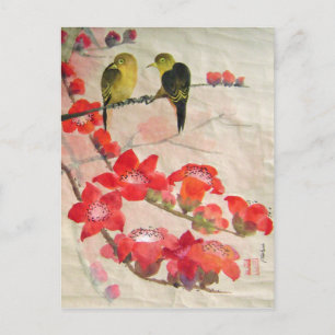 Pflanzenbaum Postkarte