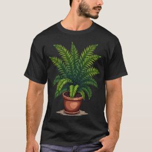 Pflanzeneltern Farnliebhaber Botanisch T-Shirt