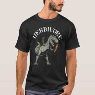 Pflanzenfresser Dinosaurier Vegan Vegetarisch Anti T-Shirt