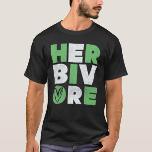Pflanzenfresser Von Pflanzen angetrieben Vegan Veg T-Shirt