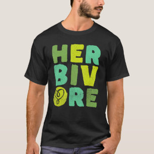 Pflanzenfresser Von Pflanzen angetrieben Vegan Veg T-Shirt