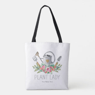 Pflanzenlady Boho Aquarell Gärtner Humor