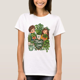 Pflanzenliebe Süße Pflanzenliebhaber Gartenarbeit T-Shirt