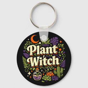 Pflanzenliebhaber Gärtnern Halloween Pflanze Hexe Schlüsselanhänger