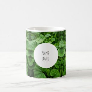 Pflanzenliebhaber Monogramm Tasse