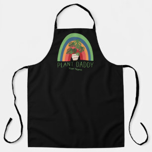 Pflanzenpapa Boho Regenbogen-Garten Monstera Blätt Schürze