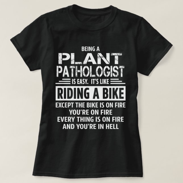 Pflanzenpathologe T-Shirt (Design vorne)