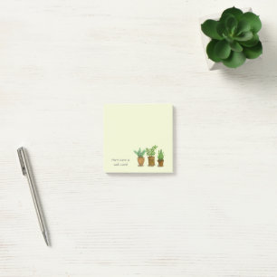 Pflanzenpflege ist Selbstfürsorge , für Pflanzenli Post-it Klebezettel