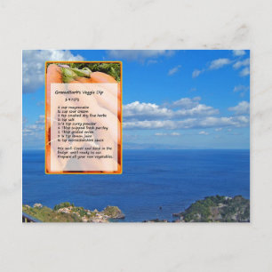 Pflanzenrezeptur Postkarte