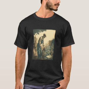 Pflanzensammler Botaniker Vater im Vintage-Stil Gä T-Shirt