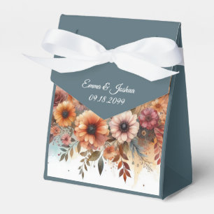 Pflanzenställe und bemalte Himmel ernten Geschenkschachtel