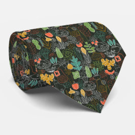 Pflanzensymbole Krawatte