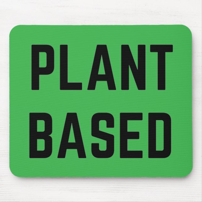 Pflanzlich Vegan Mousepad (Vorne)