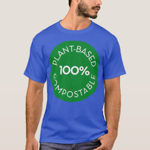 pflanzlicher 100 kompostierbarer Kreis T-Shirt