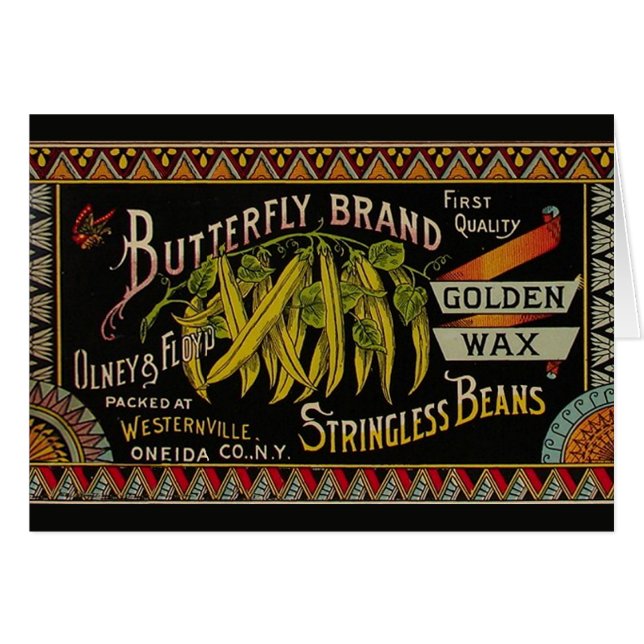 Pflanzliches Land mit String Bean (Vorderseite (Horizontal))