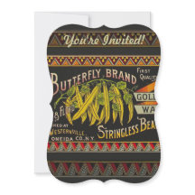 Pflanzliches Land mit String Bean