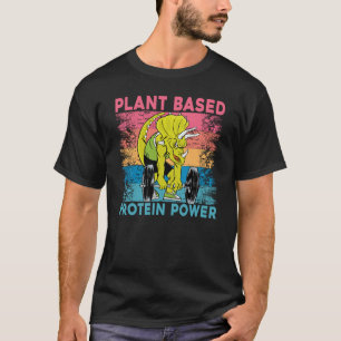 Pflanzliches Protein Kraft Vegan Vegan Sprüche T-Shirt