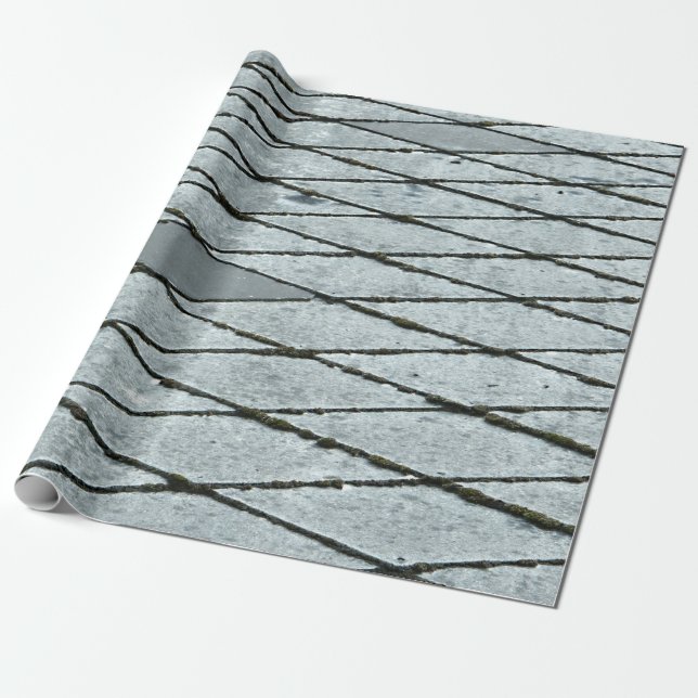 Pflaster aus Graubeton Geschenkpapier (Ungerollt)